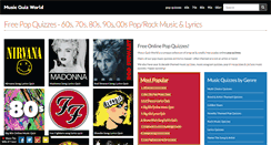 Desktop Screenshot of musicquizworld.com